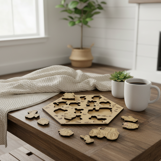 Wooden Farm Animal Puzzle
