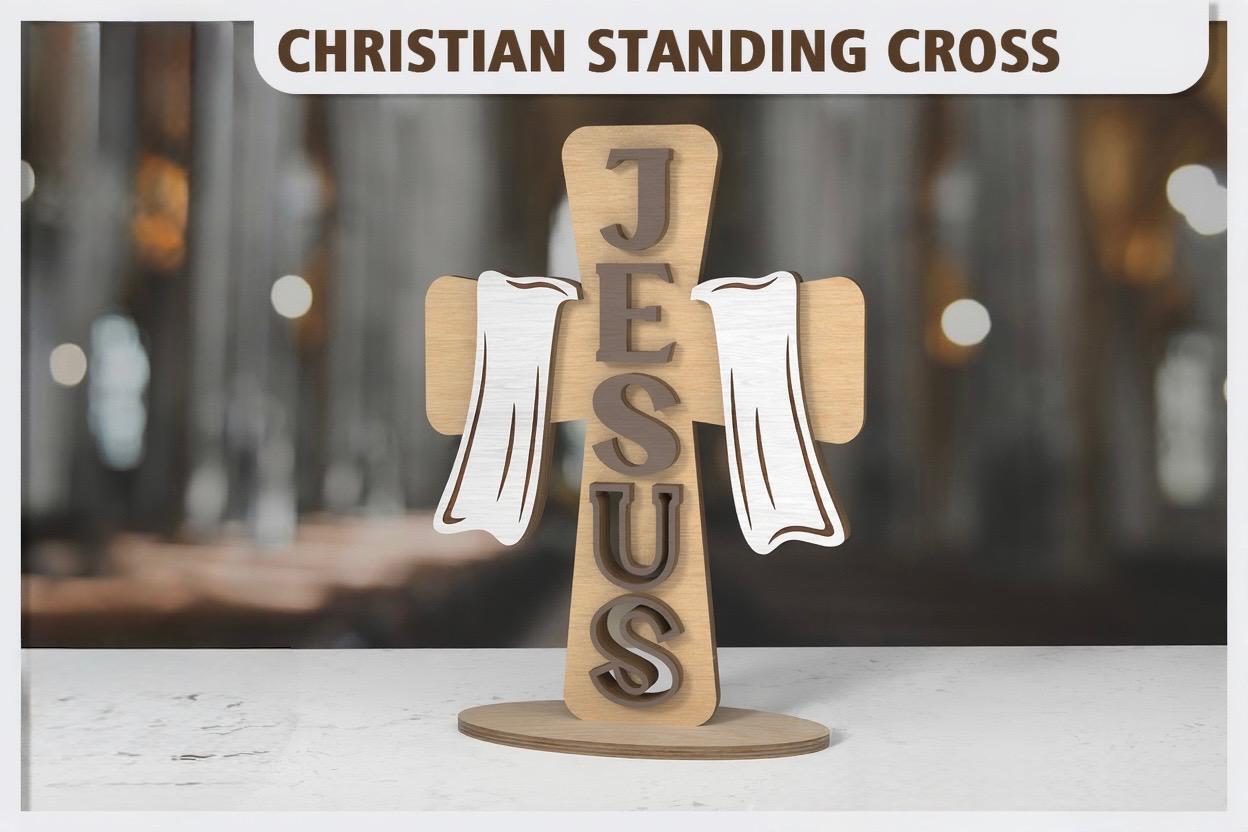 Christian Wooden Cross Decor