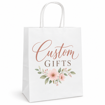 Custom Gift Bags with Handles for Birthdays & Special Occasions