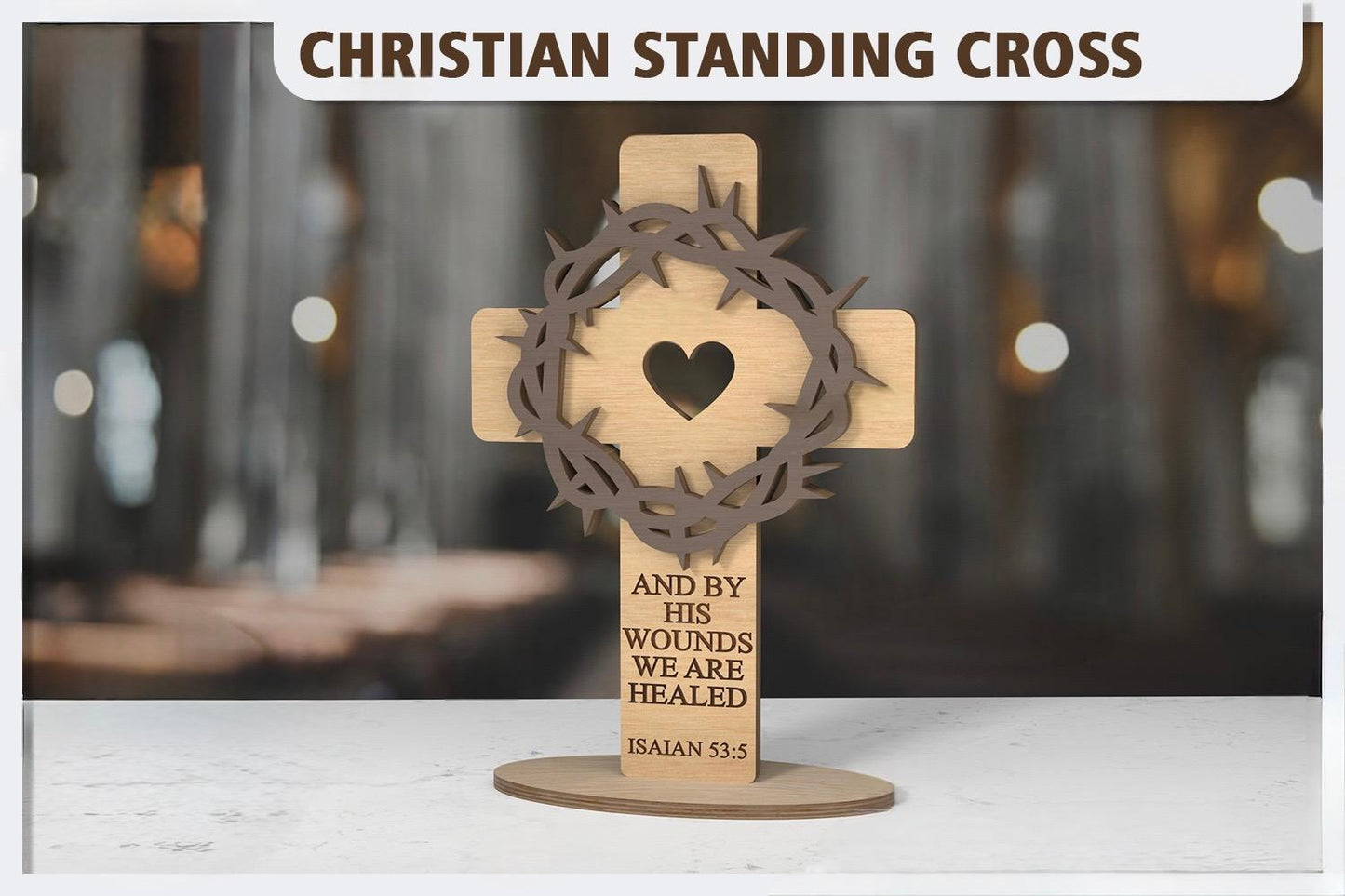 Christian Wooden Cross Decor