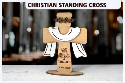 Christian Wooden Cross Decor