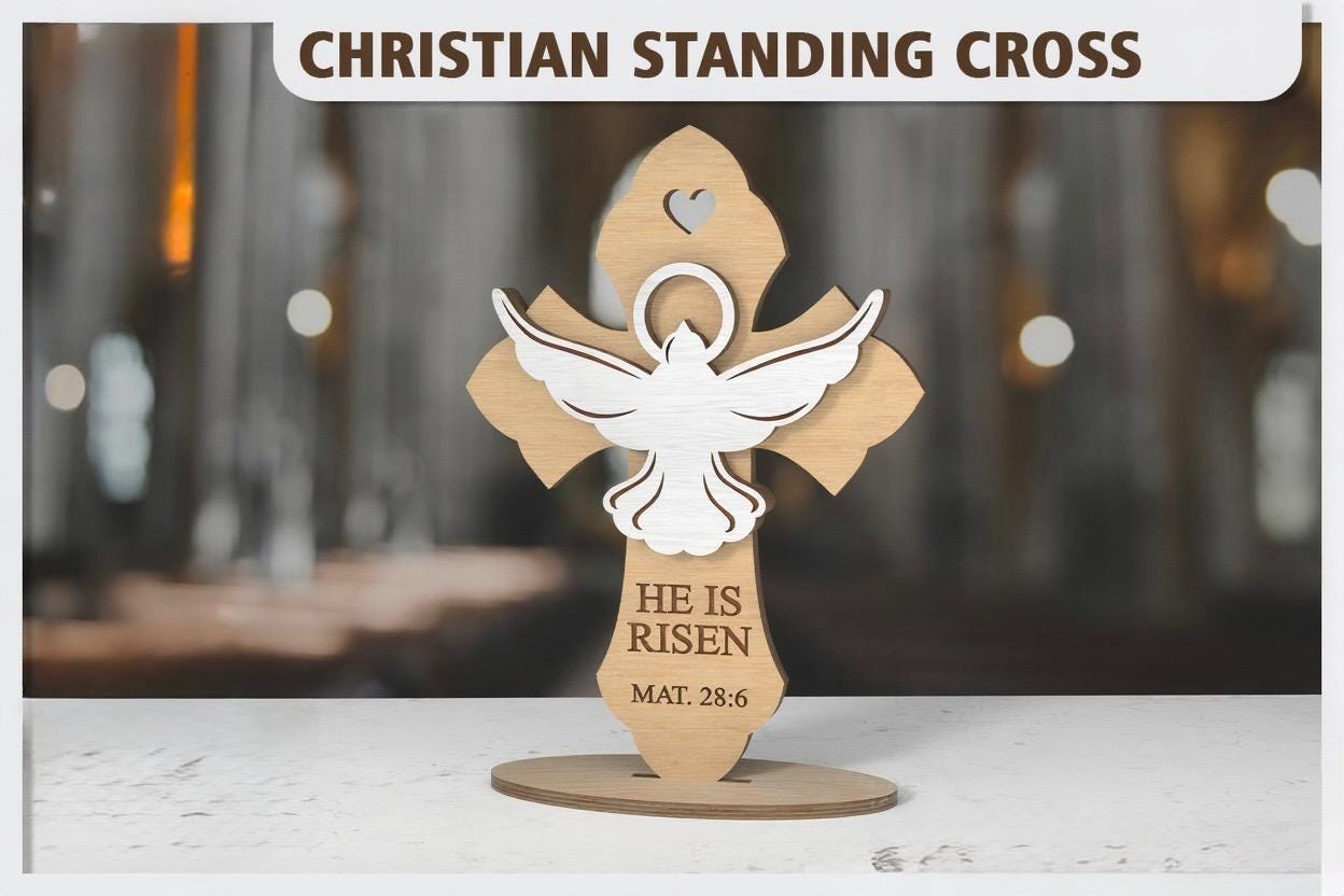 Christian Wooden Cross Decor