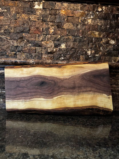 Walnut Live Edge Cutting Board