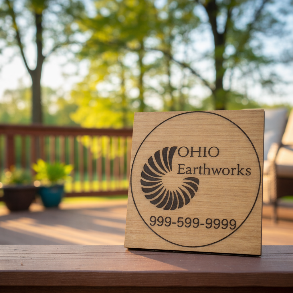 Custom Laser-Engraved Business Sign