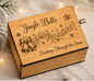 Jingle Bells - Engraved Wooden Music Box