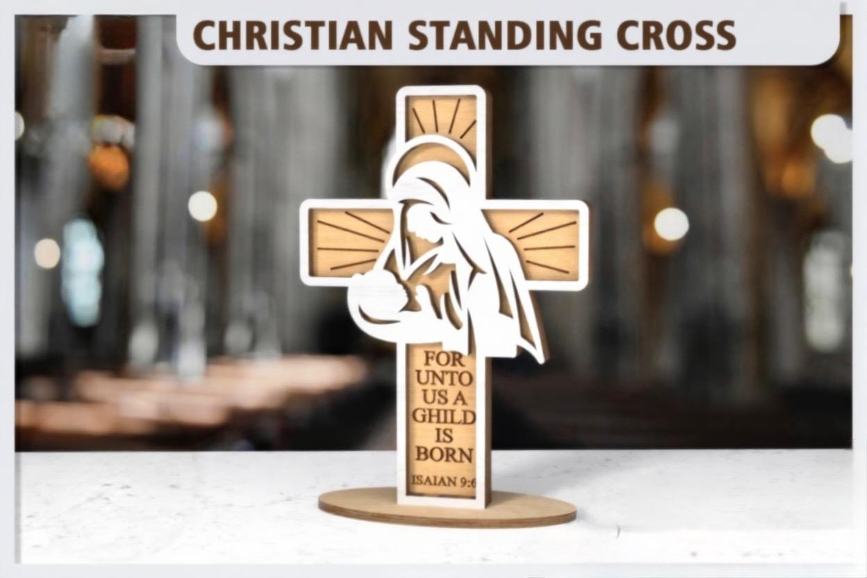 Christian Wooden Cross Decor