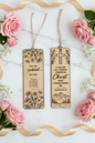 Wooden Scripture Bookmark Set of 2 – Engraved Faith Bookmarks