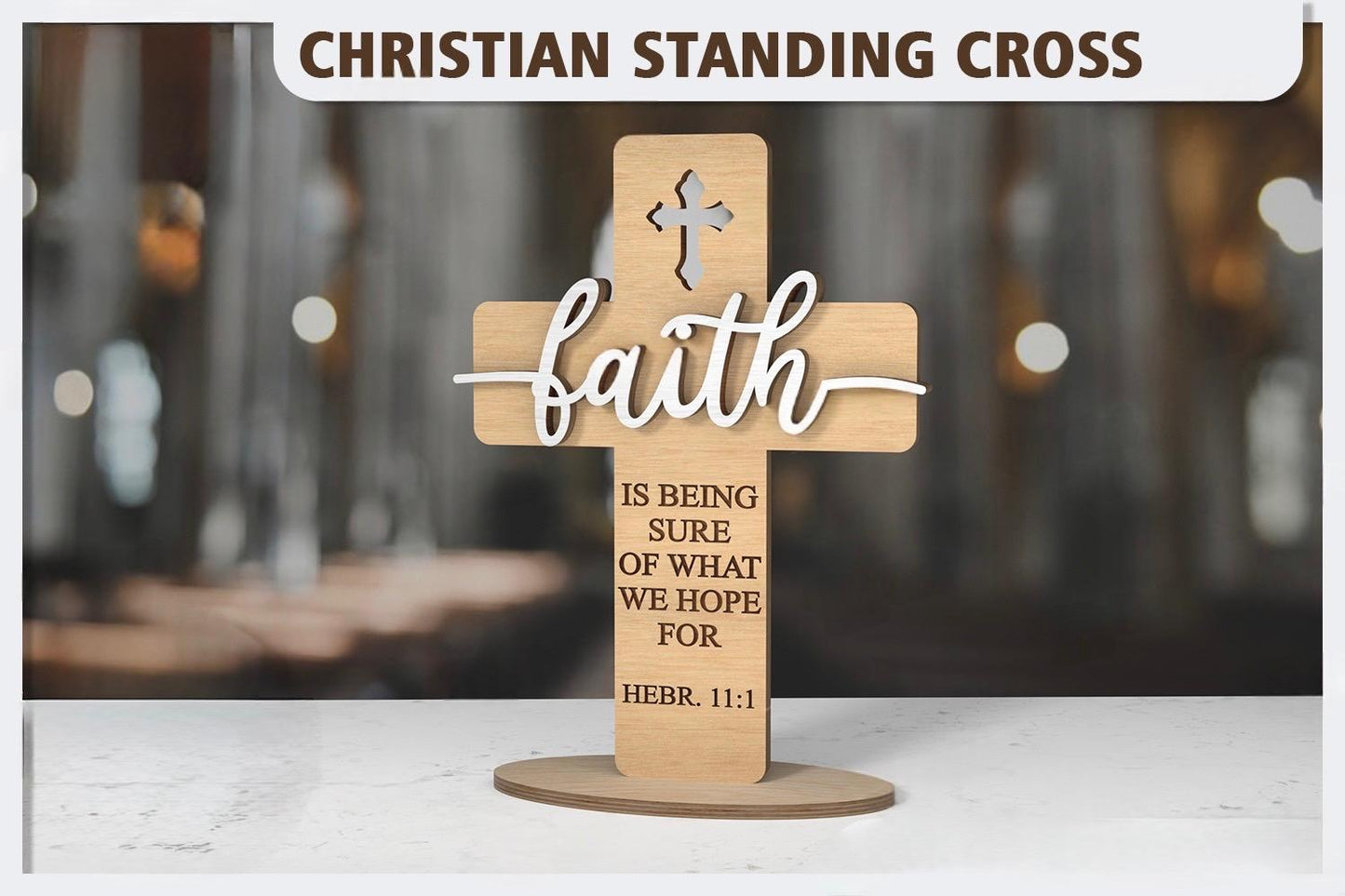 Christian Wooden Cross Decor