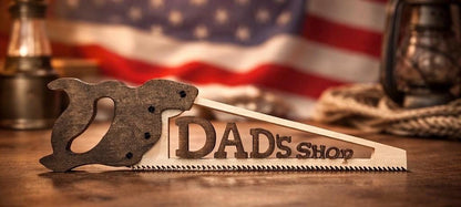 Personalized Wooden Saw – Custom Engraved Workshop & Garage Decor
