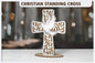 Christian Wooden Cross Decor