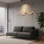 Wooden Mountain Wall Clock