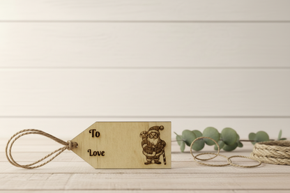 Wooden Gift Tags - Holiday Gift Tags 2 Pack