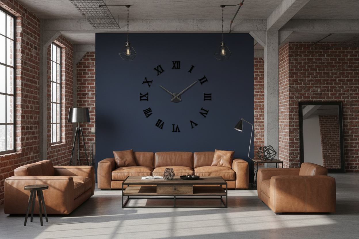Large Roman Numeral Wall Clock - DIY Oversized Statement Timepiece