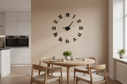 Large Roman Numeral Wall Clock - DIY Oversized Statement Timepiece