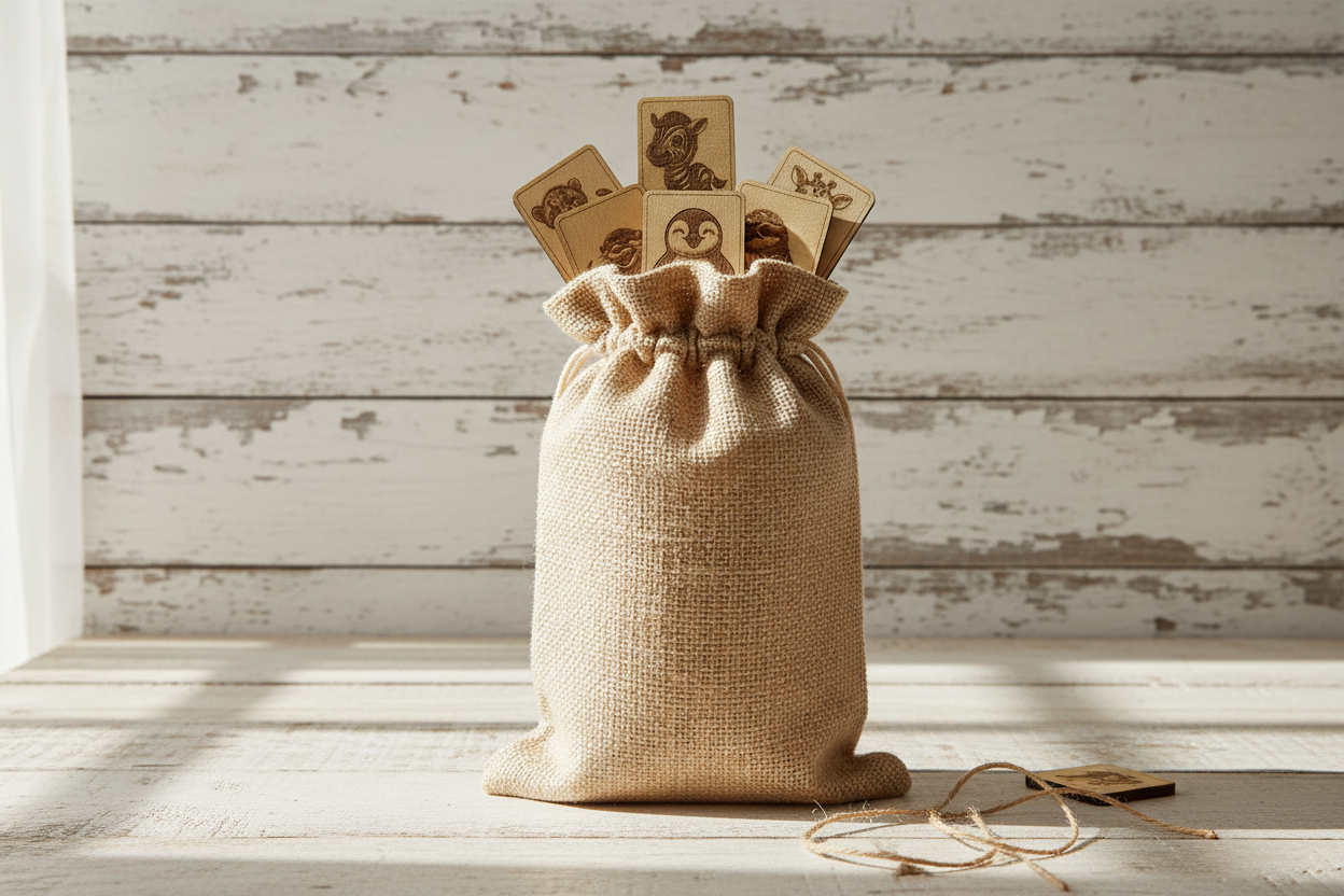 Wooden Animal Matching Game