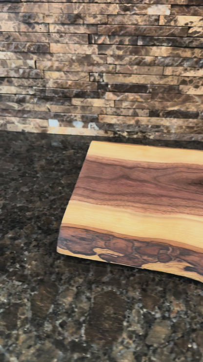 Walnut Live Edge Cutting Board