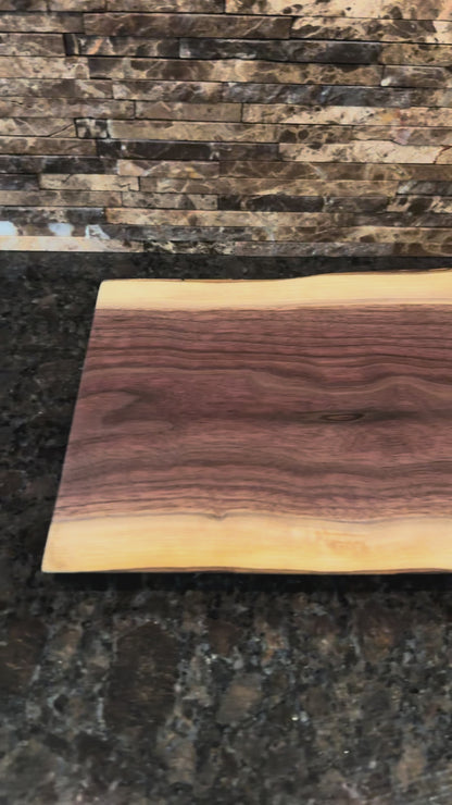 Walnut Live Edge Cutting Board