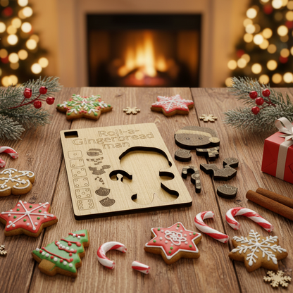 Roll-a-Gingerbread Man Game