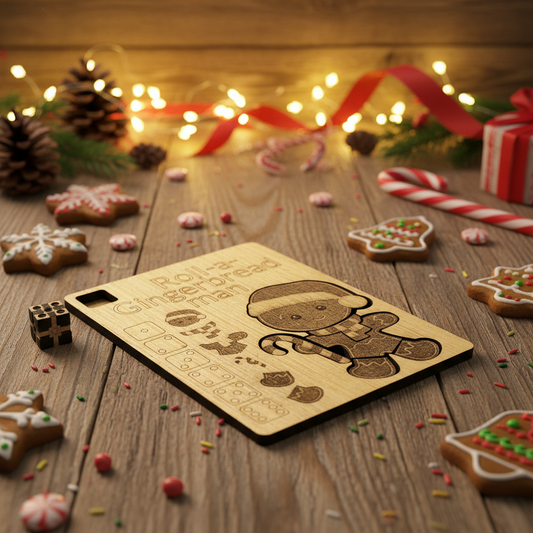 Roll-a-Gingerbread Man Game