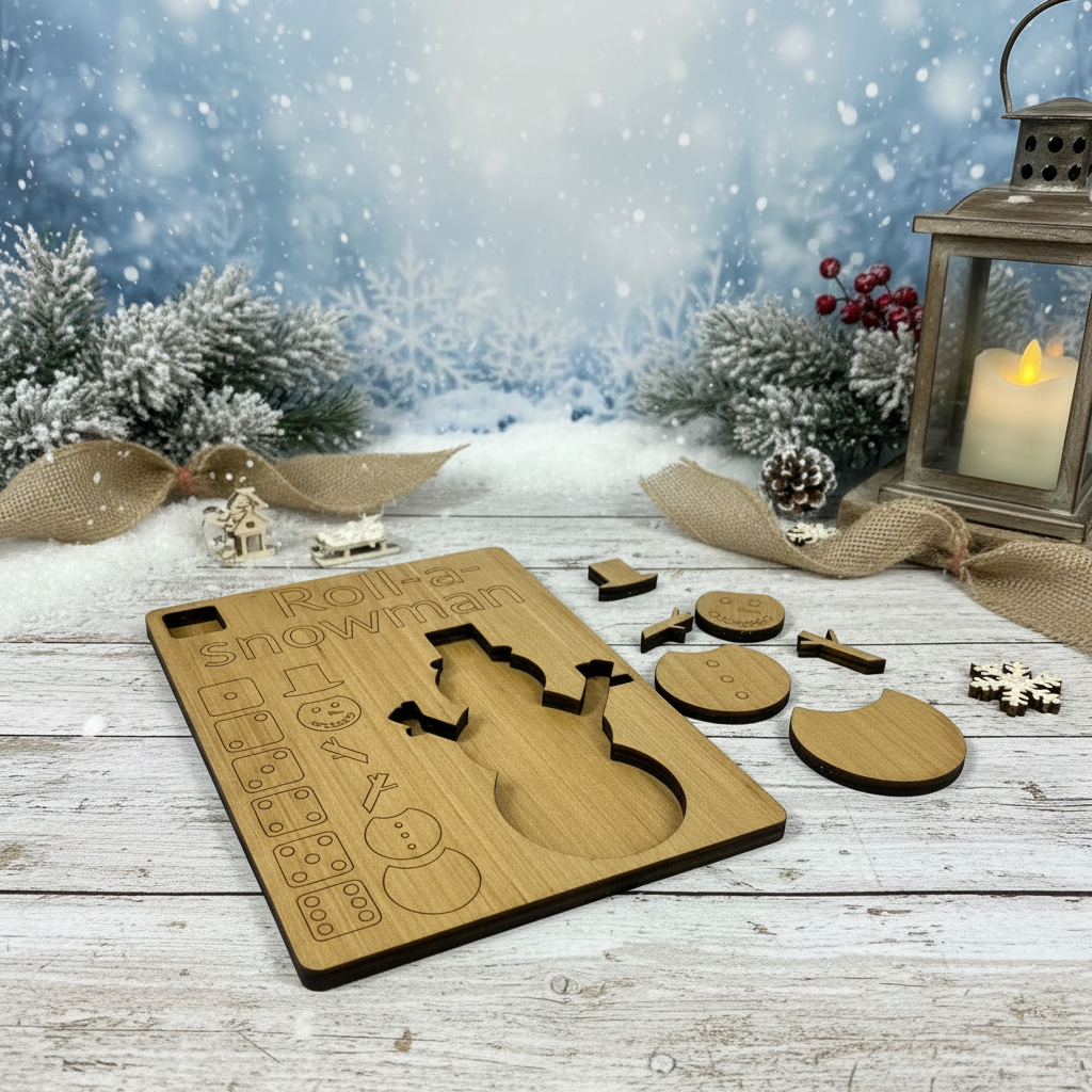 Roll-a-Snowman Game