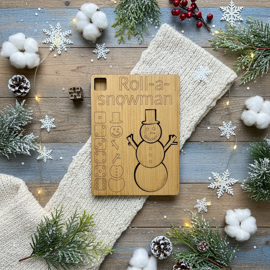 Roll-a-Snowman Game