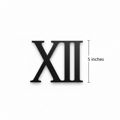 Large Roman Numeral Wall Clock - DIY Oversized Statement Timepiece