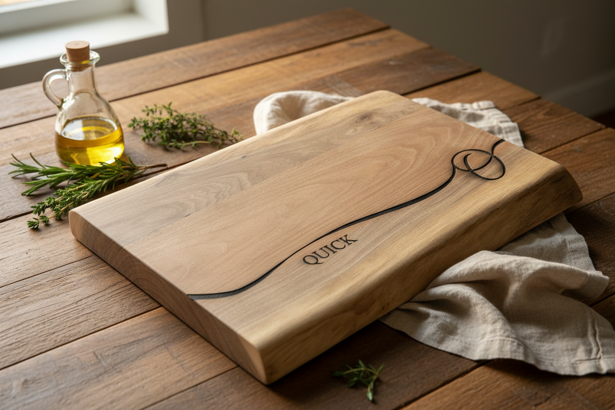 Personalized Walnut Cutting Board