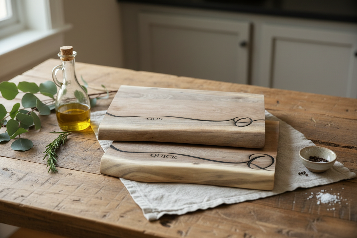Personalized Walnut Cutting Board