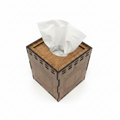 Personalized Wooden Tissue Box Cover