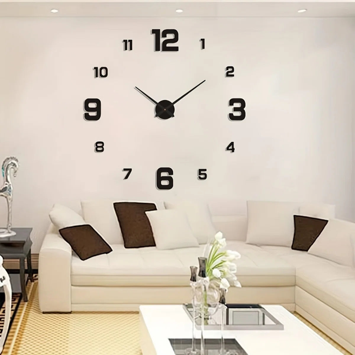 Modern DIY Wall Clock - Large Oversized Statement Timepiece