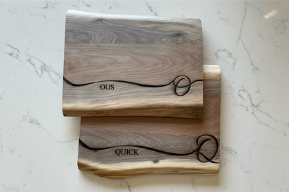 Personalized Walnut Cutting Board