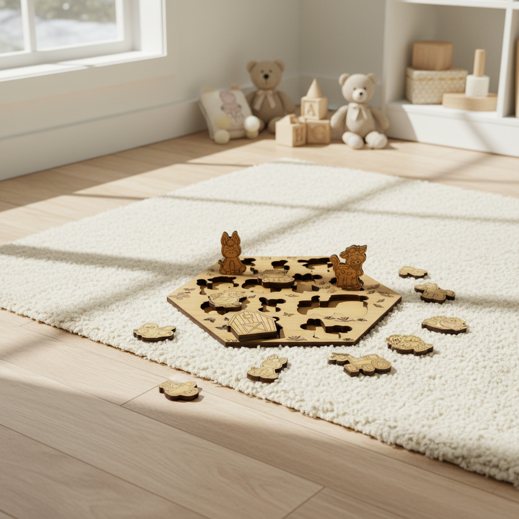 Wooden Farm Animal Puzzle