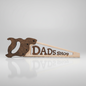 Personalized Wooden Saw – Custom Engraved Workshop & Garage Decor
